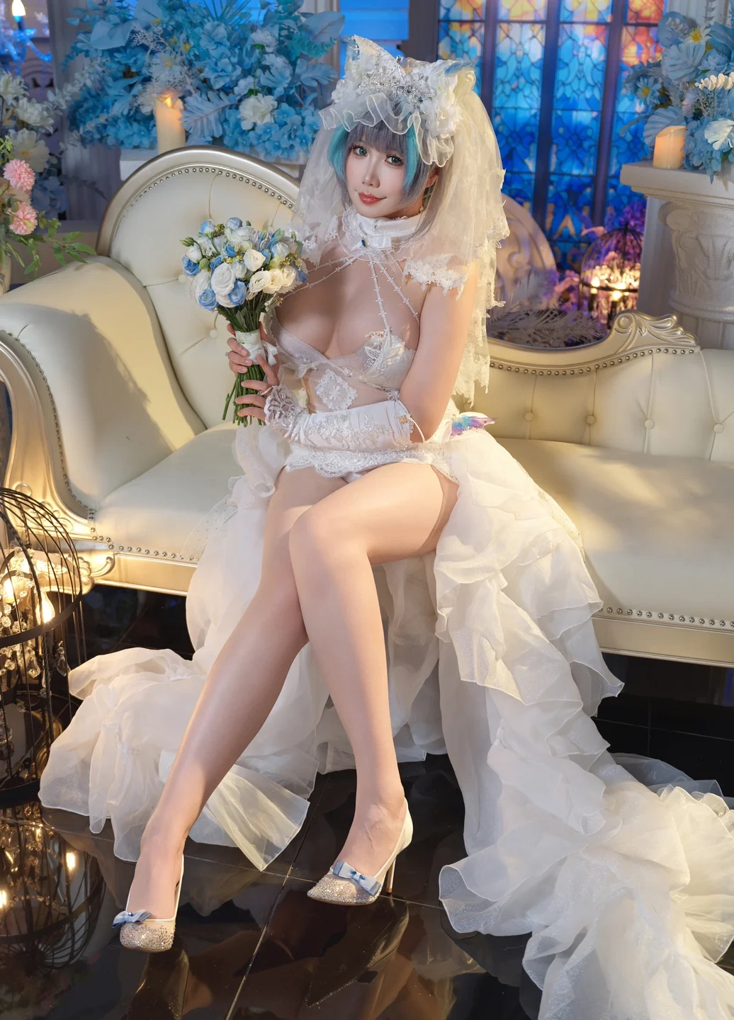 ma-hua-ma-hua-jiang Azur Lane Shiranui Underwear Bride 32P, (32 photos) - Ma Hua Ma Hua Jiang (麻花麻花酱) - Photo 8 of 32