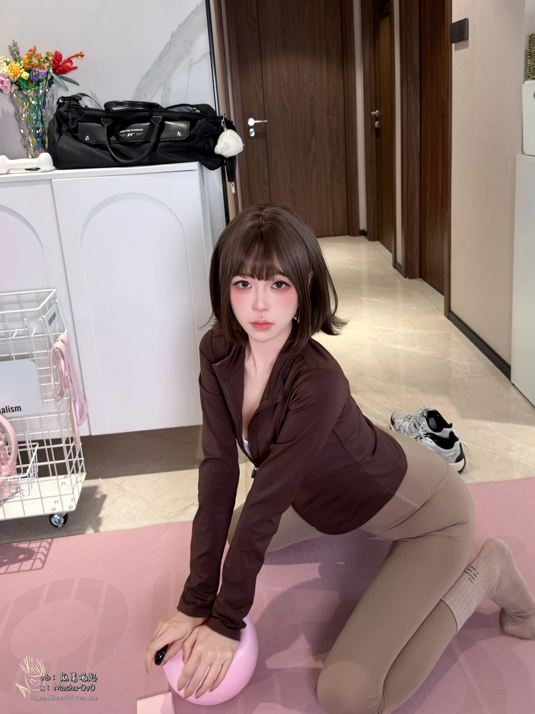 Mashu Taikun - No.016 Over the Line on the Yoga Mat [75P, (75 photos) - Ma Shu Da Wang (麻薯大王) - Photo 4 of 75