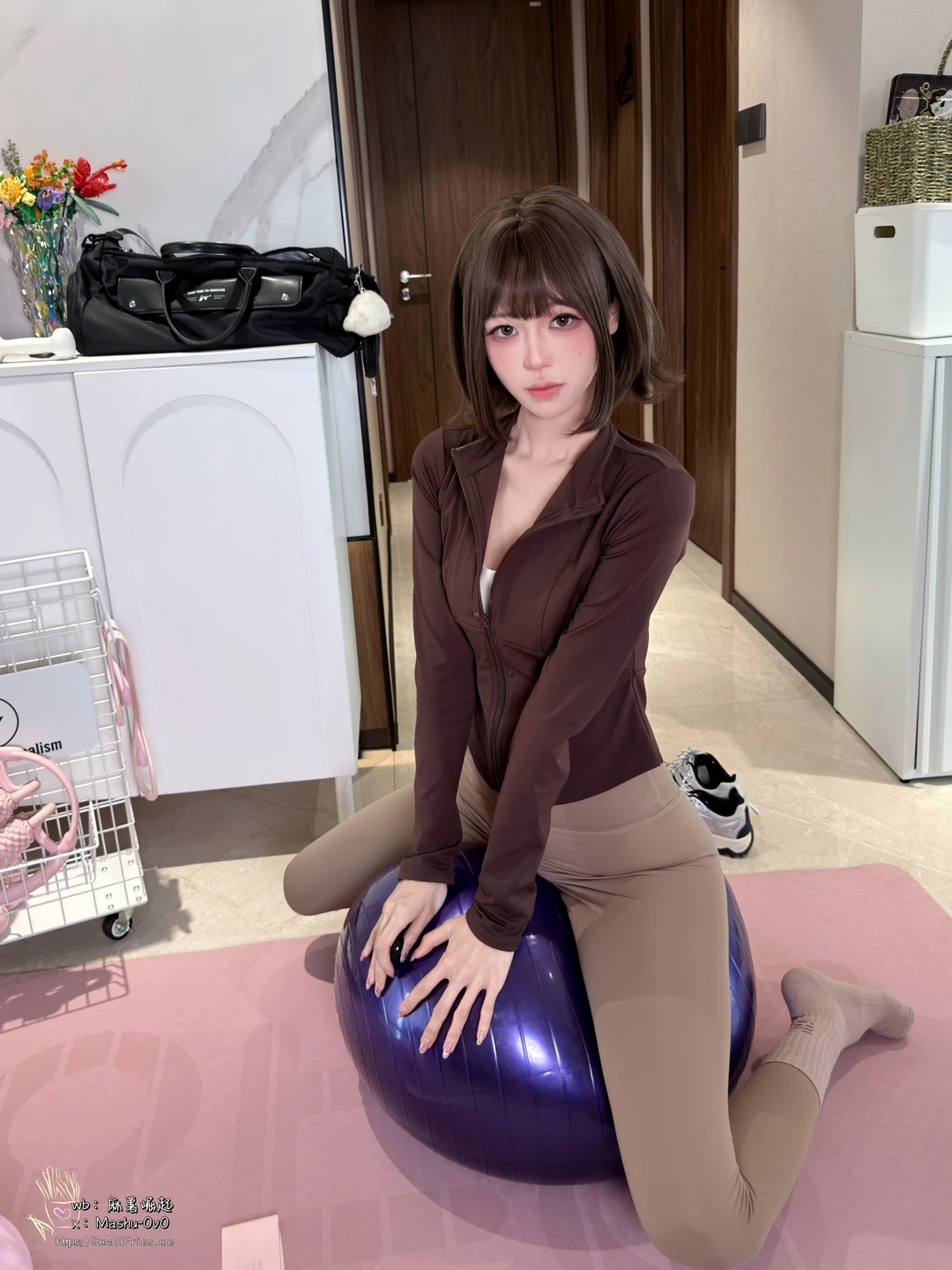 Mashu Taikun - No.016 Over the Line on the Yoga Mat [75P, (75 photos) - Ma Shu Da Wang (麻薯大王) - Photo 5 of 75