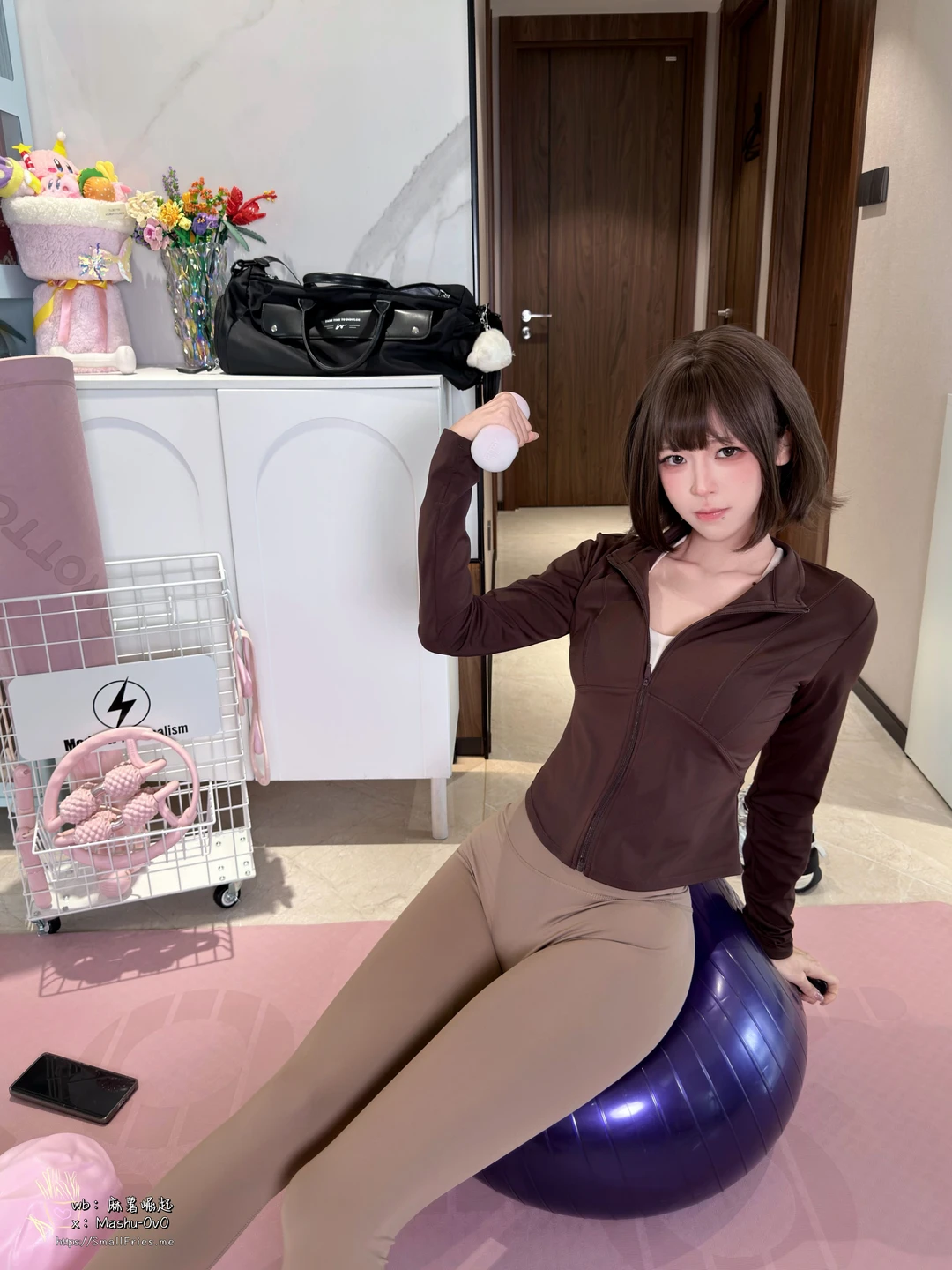 Mashu Taikun - No.016 Over the Line on the Yoga Mat [75P, (75 photos) - Ma Shu Da Wang (麻薯大王) - Photo 6 of 75