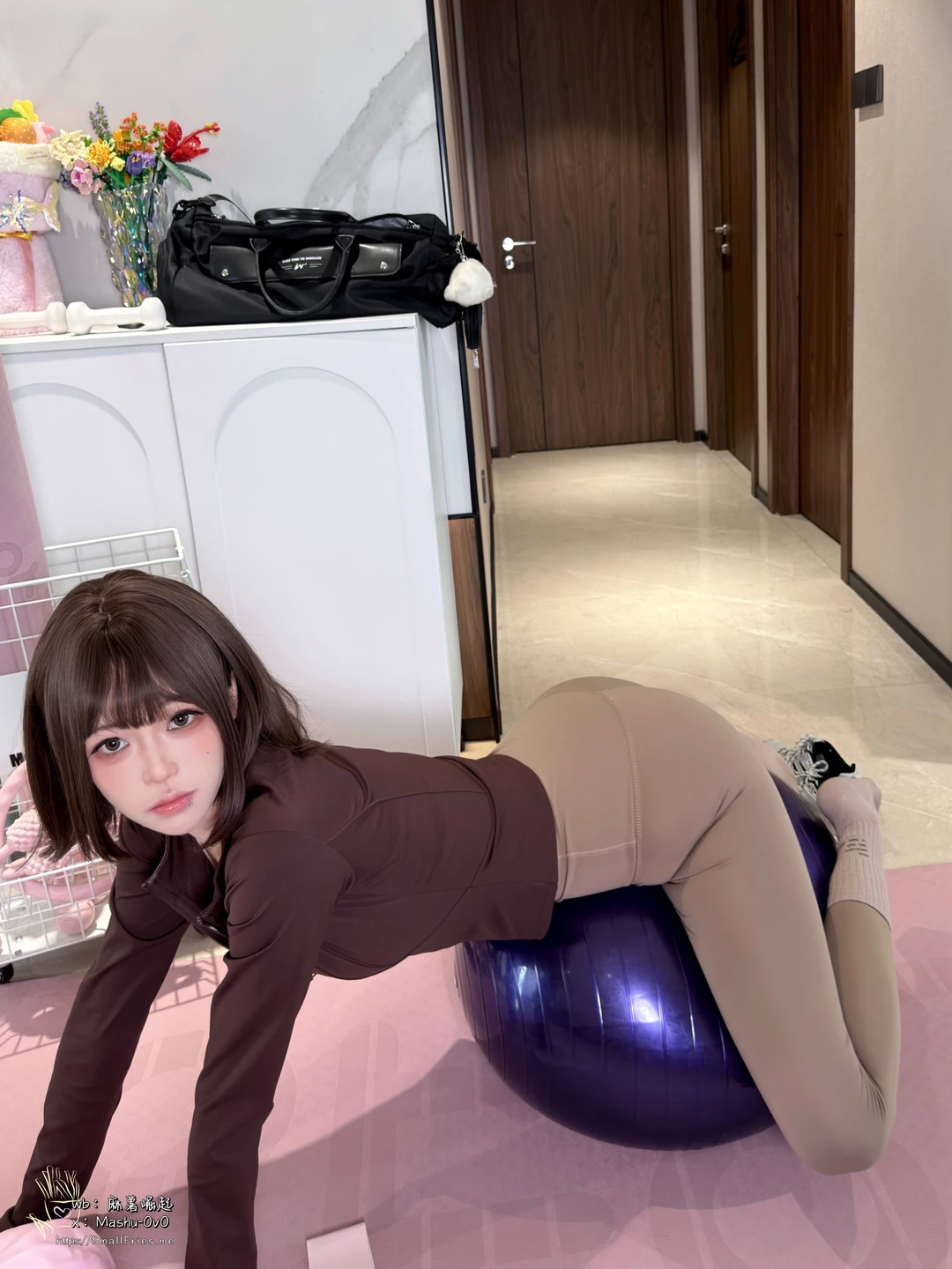 Mashu Taikun - No.016 Over the Line on the Yoga Mat [75P, (75 photos) - Ma Shu Da Wang (麻薯大王) - Photo 7 of 75