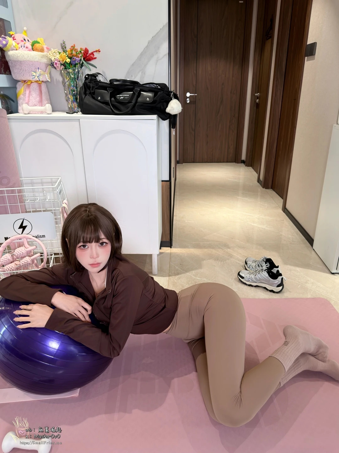 Mashu Taikun - No.016 Over the Line on the Yoga Mat [75P, (75 photos) - Ma Shu Da Wang (麻薯大王) - Photo 11 of 75