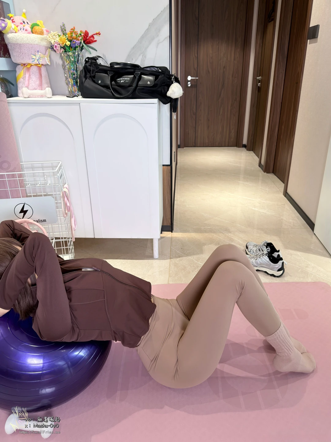Mashu Taikun - No.016 Over the Line on the Yoga Mat [75P, (75 photos) - Ma Shu Da Wang (麻薯大王) - Photo 12 of 75