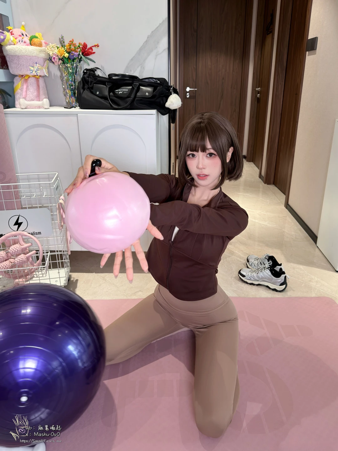 Mashu Taikun - No.016 Over the Line on the Yoga Mat [75P, (75 photos) - Ma Shu Da Wang (麻薯大王) - Photo 15 of 75