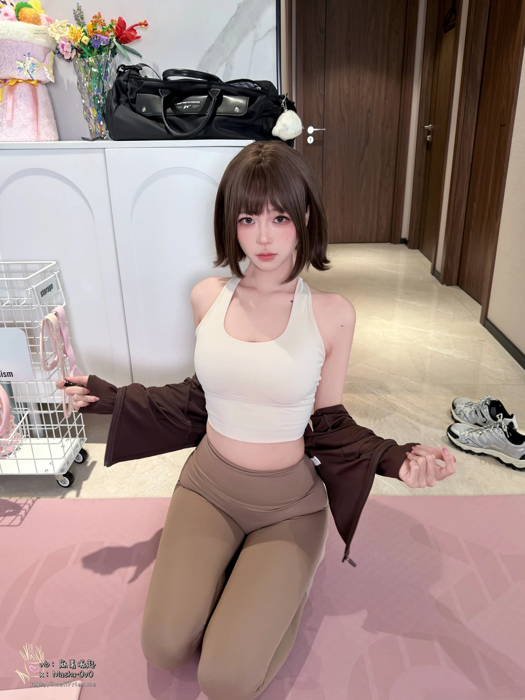 Mashu Taikun - No.016 Over the Line on the Yoga Mat [75P, (75 photos) - Ma Shu Da Wang (麻薯大王) - Photo 26 of 75