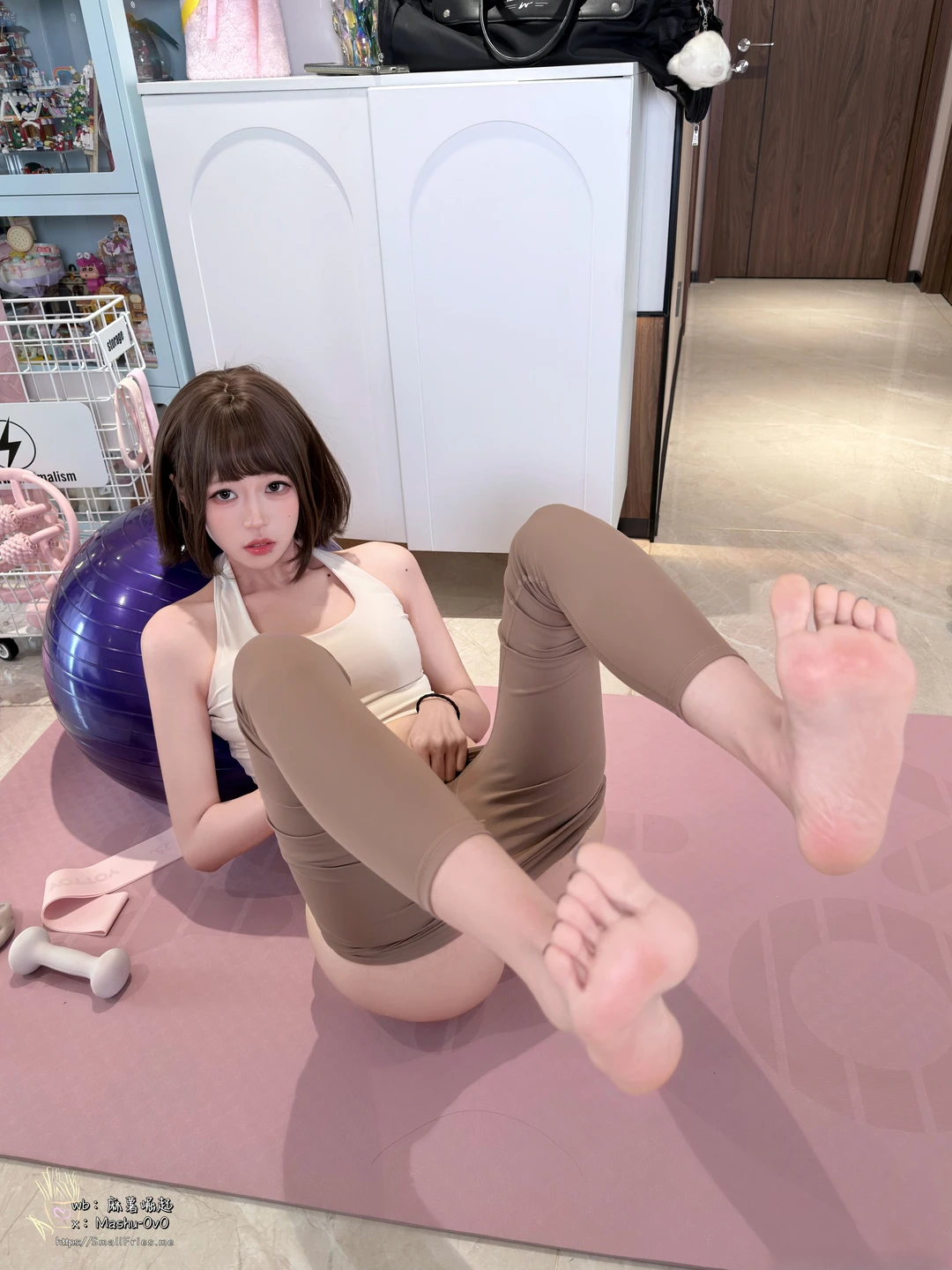 Mashu Taikun - No.016 Over the Line on the Yoga Mat [75P, (75 photos) - Ma Shu Da Wang (麻薯大王) - Photo 45 of 75