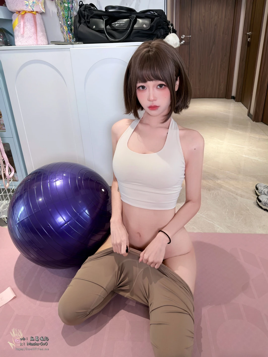 Mashu Taikun - No.016 Over the Line on the Yoga Mat [75P, (75 photos) - Ma Shu Da Wang (麻薯大王) - Photo 47 of 75