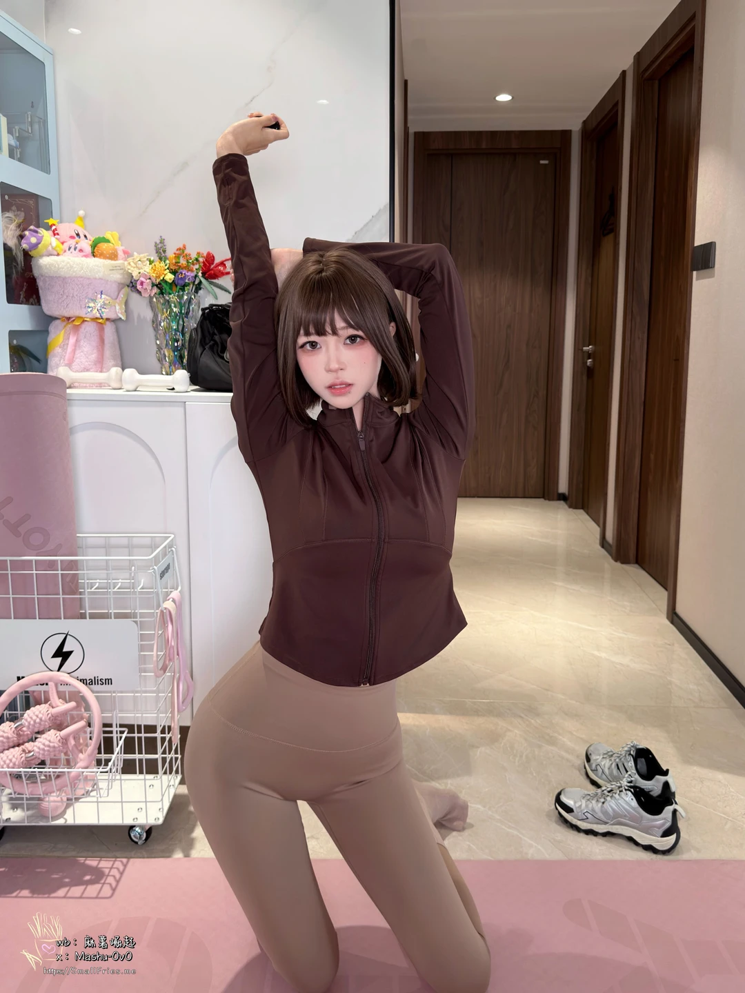 Mashu Taikun - No.016 Over the Line on the Yoga Mat [75P, (75 photos) - Ma Shu Da Wang (麻薯大王) - Photo 57 of 75