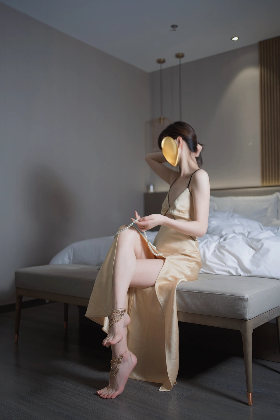 014 Shan Yuan Xun (Xun Zi) - Golden Dress Anklet (32 photos) - Shan Yuan Xun (禅院熏) - Xun Zi (熏仔) - Photo 4 of 32