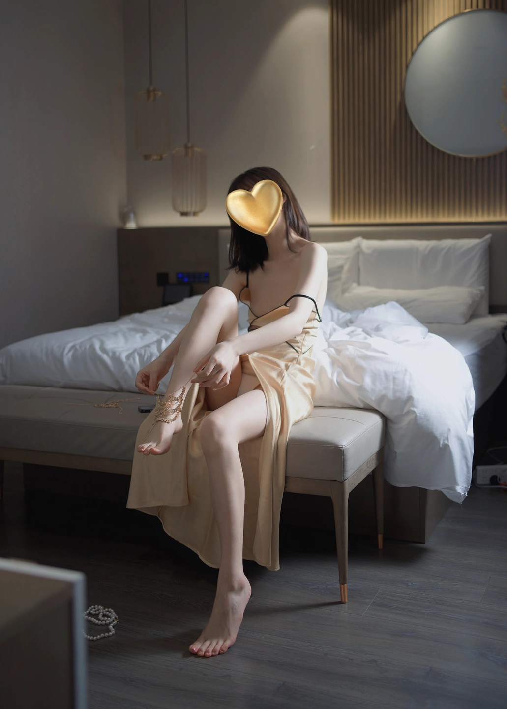 014 Shan Yuan Xun (Xun Zi) - Golden Dress Anklet (32 photos) - Shan Yuan Xun (禅院熏) - Xun Zi (熏仔) - Photo 8 of 32