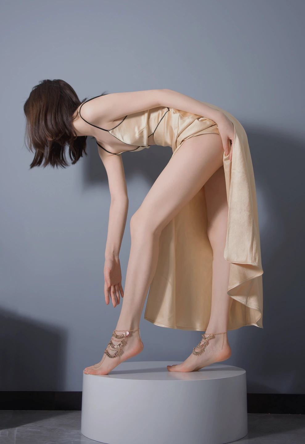 014 Shan Yuan Xun (Xun Zi) - Golden Dress Anklet (32 photos) - Shan Yuan Xun (禅院熏) - Xun Zi (熏仔) - Photo 16 of 32