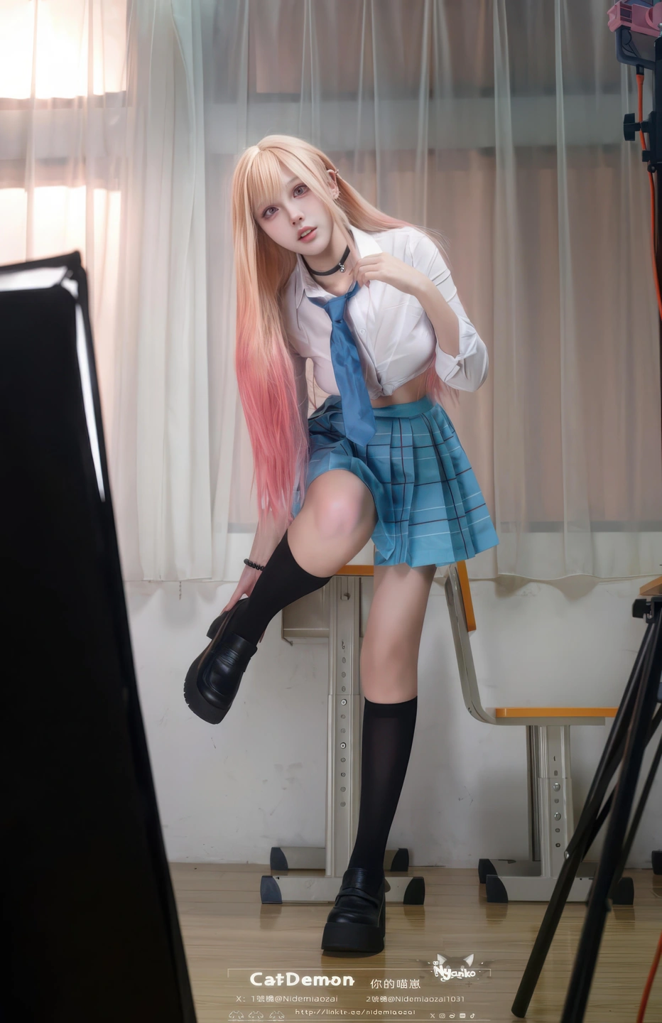 Cat Demon (Your Little Kitten) - Kitagawa Marin (88 photos) - Cat_demon Ni De Miao Zai (Cat_Demon（你的喵崽）) - Photo 4 of 88