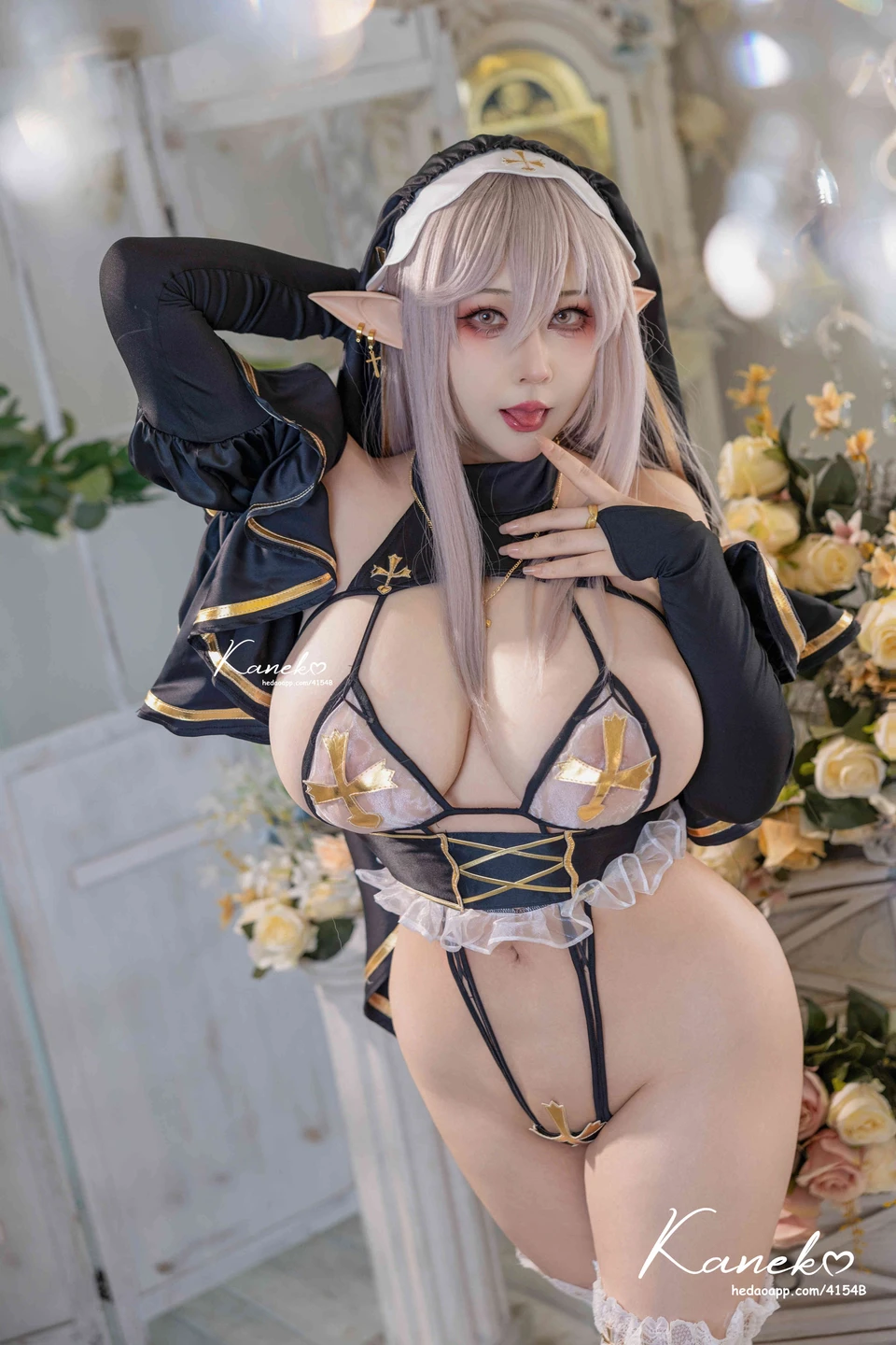 KANEKO Ka-miao - Elf Nun [66P, (66 photos) - Kaneko_ka Miao (KANEKO_咔喵) - Photo 13 of 66