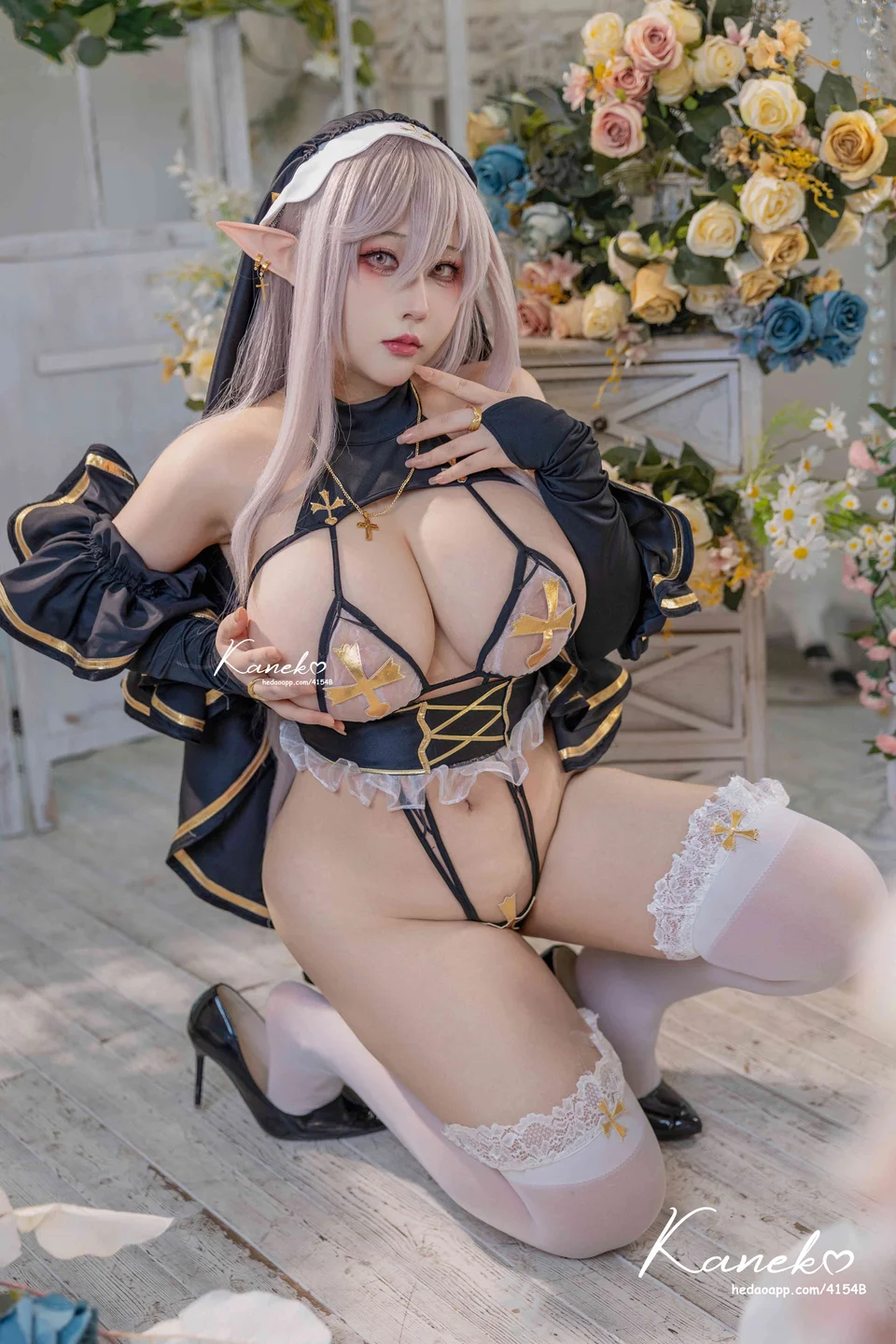 KANEKO Ka-miao - Elf Nun [66P, (66 photos) - Kaneko_ka Miao (KANEKO_咔喵) - Photo 25 of 66