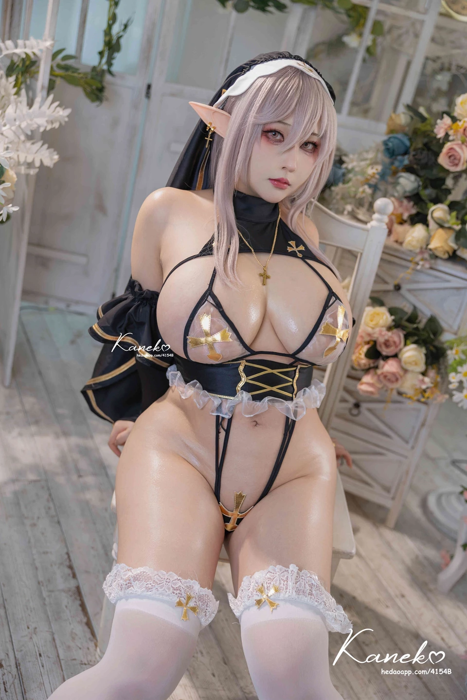 KANEKO Ka-miao - Elf Nun [66P, (66 photos) - Kaneko_ka Miao (KANEKO_咔喵) - Photo 33 of 66