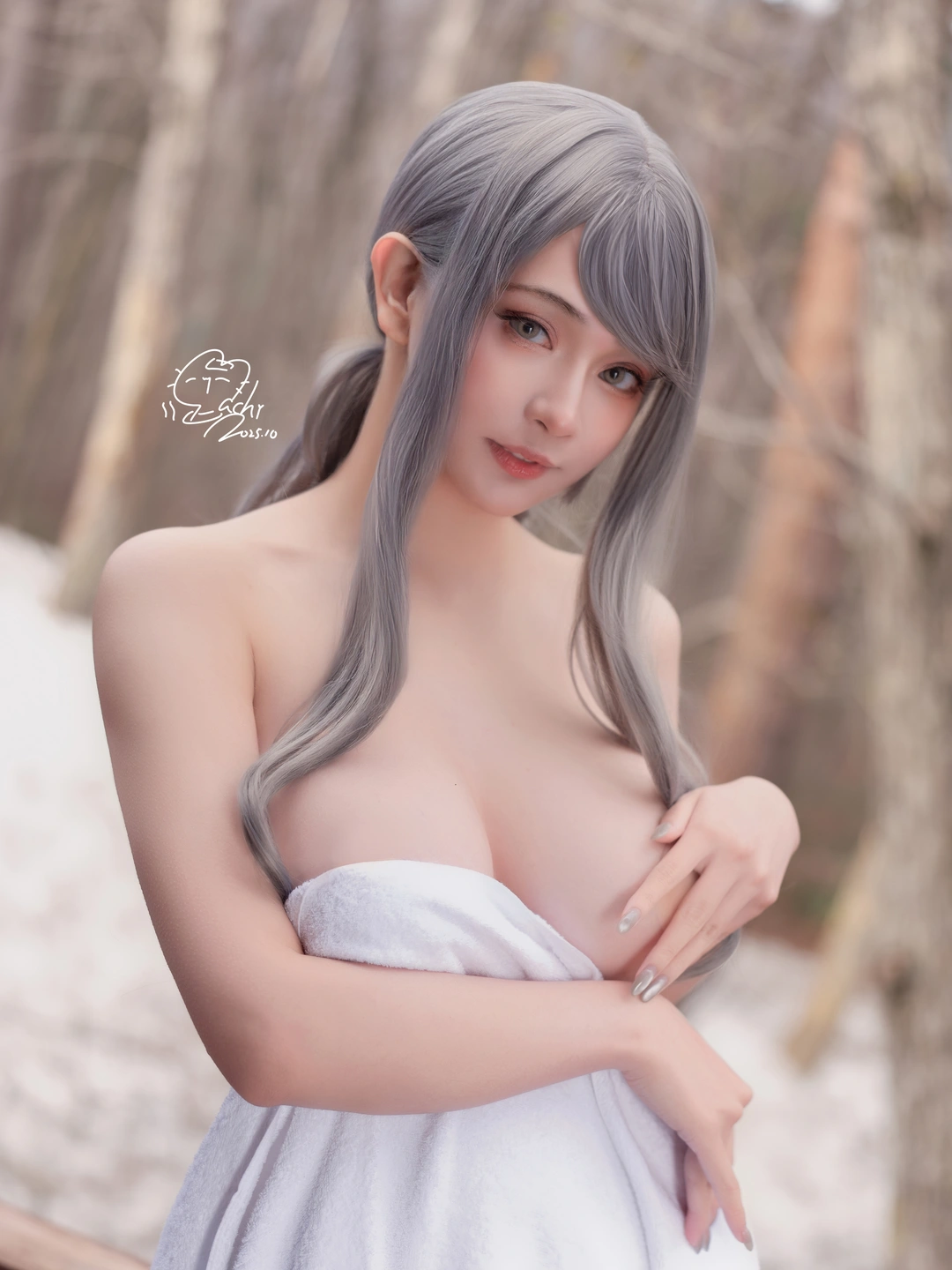 Machi NO.019 & XiaoDing Hot Spring Two-Person Edition [30P 325M] (30 photos) - Machi馬吉 - Photo 30 of 30