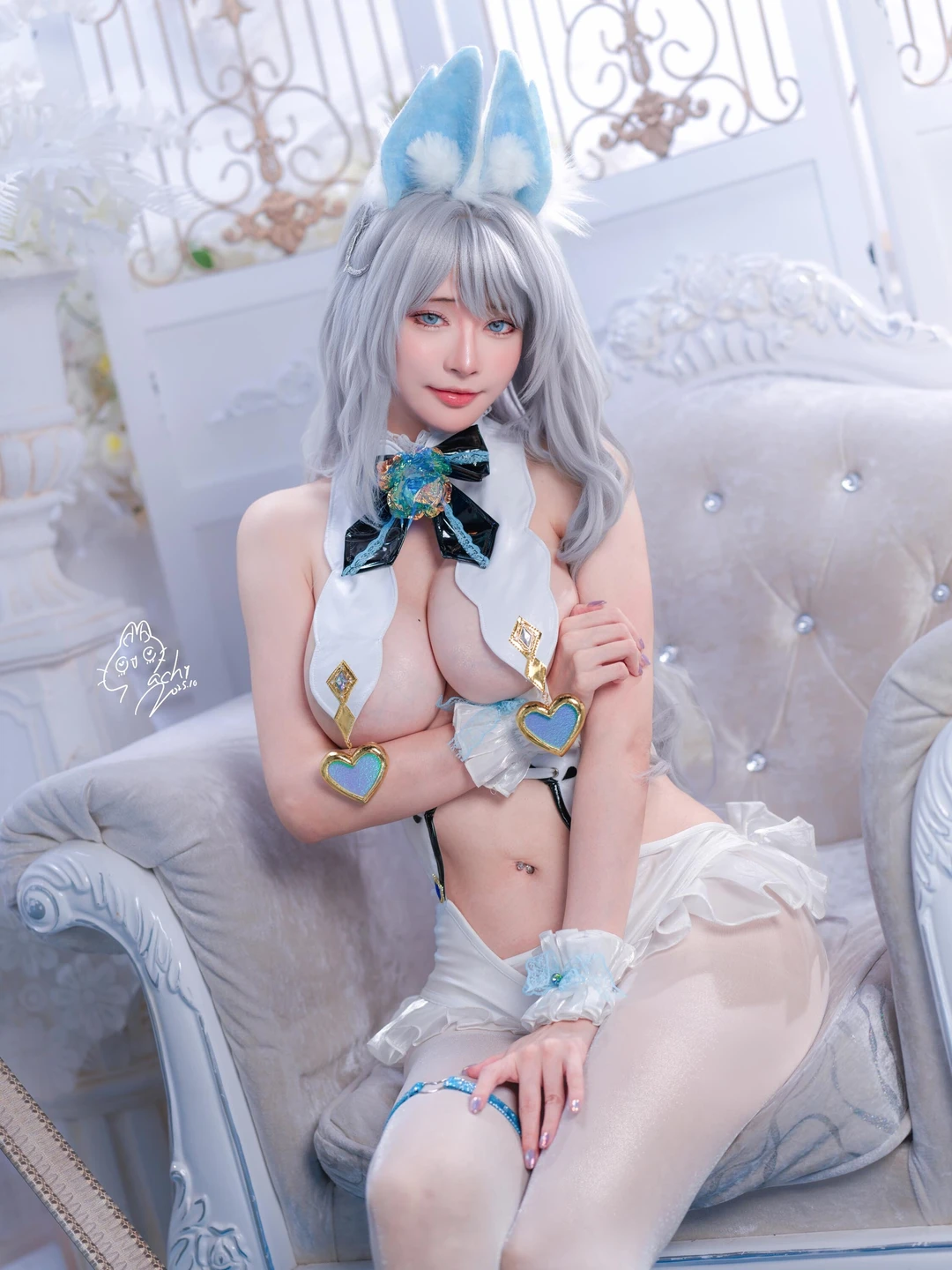 Machi NO.020 White Rabbit First Shot [37P 55M] (37 photos) - Machi馬吉 - Photo 14 of 37