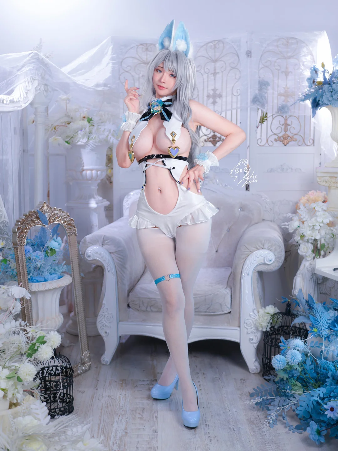 Machi马吉 - No.022 White Rabbit Machi · Complete Edition (91 photos) - Machi馬吉 - Photo 2 of 91