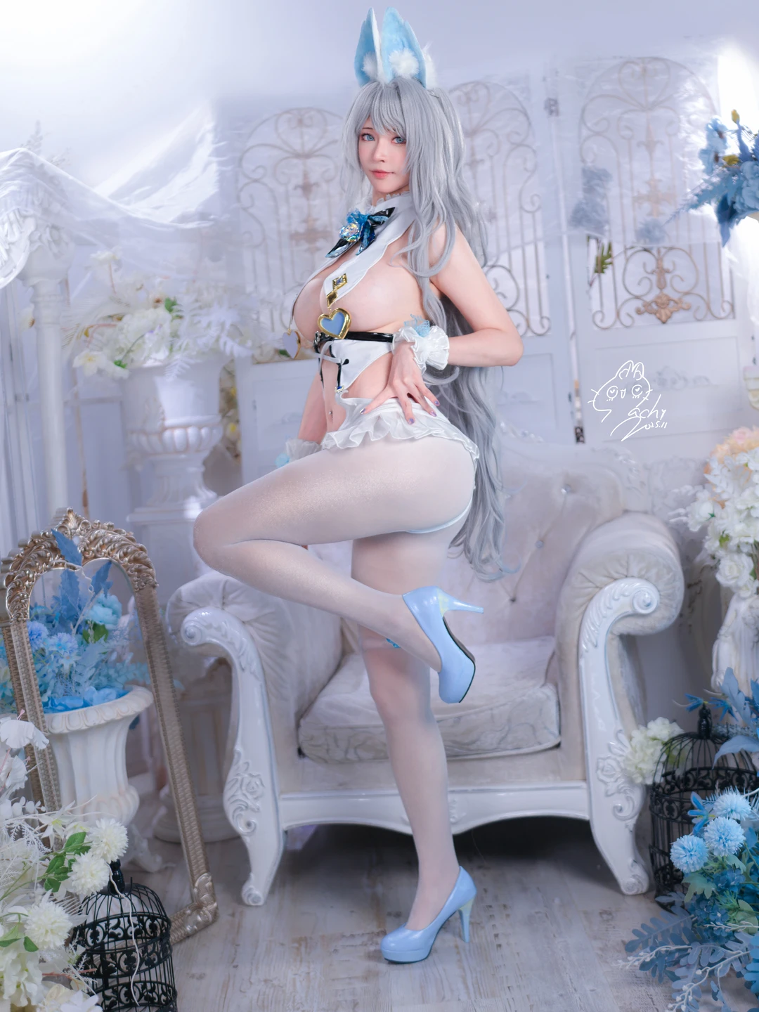 Machi马吉 - No.022 White Rabbit Machi · Complete Edition (91 photos) - Machi馬吉 - Photo 3 of 91