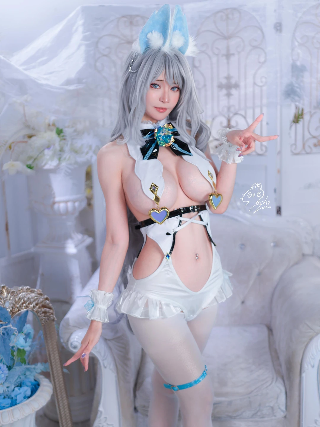 Machi马吉 - No.022 White Rabbit Machi · Complete Edition (91 photos) - Machi馬吉 - Photo 4 of 91