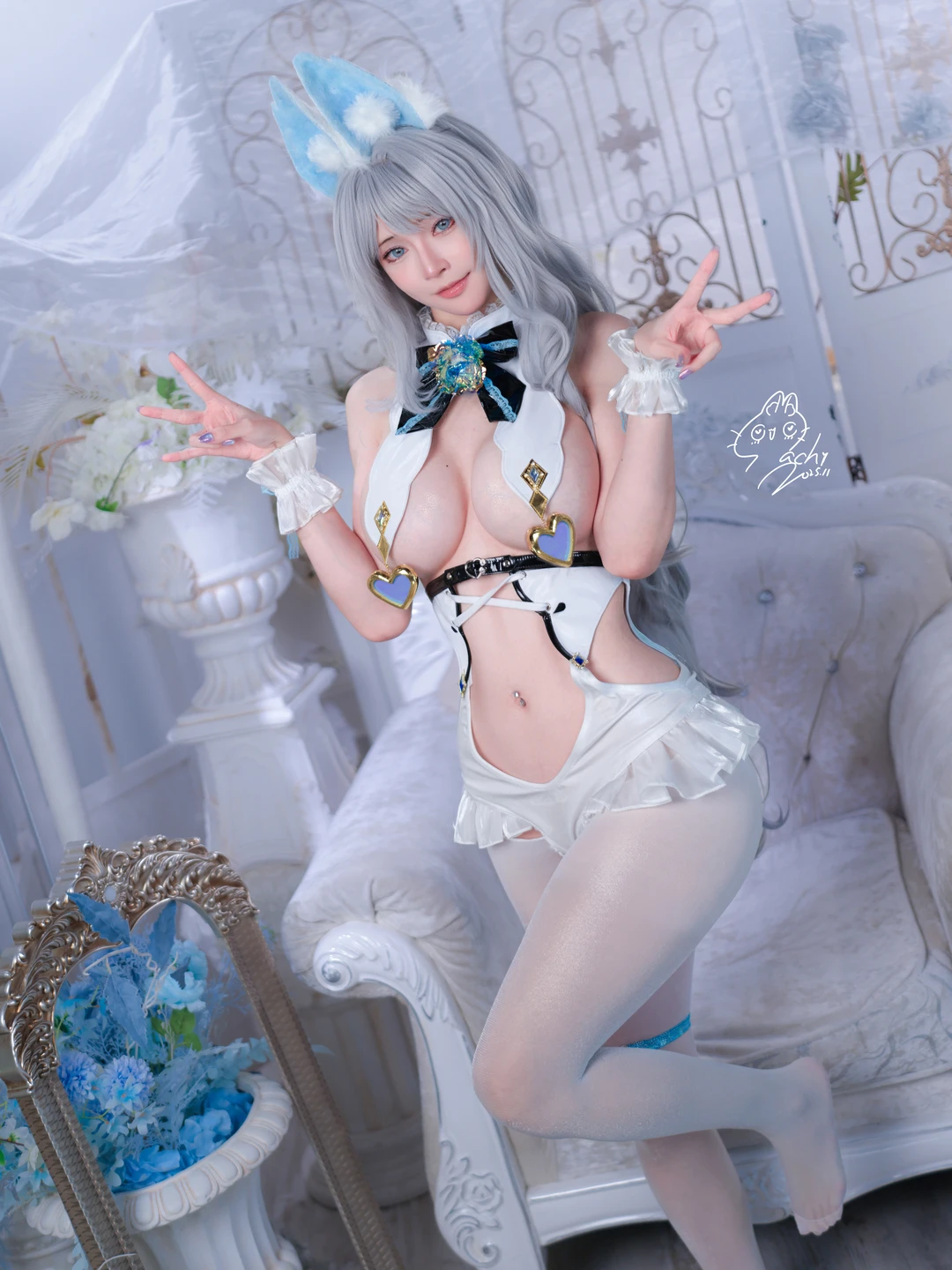Machi马吉 - No.022 White Rabbit Machi · Complete Edition (91 photos) - Machi馬吉 - Photo 7 of 91
