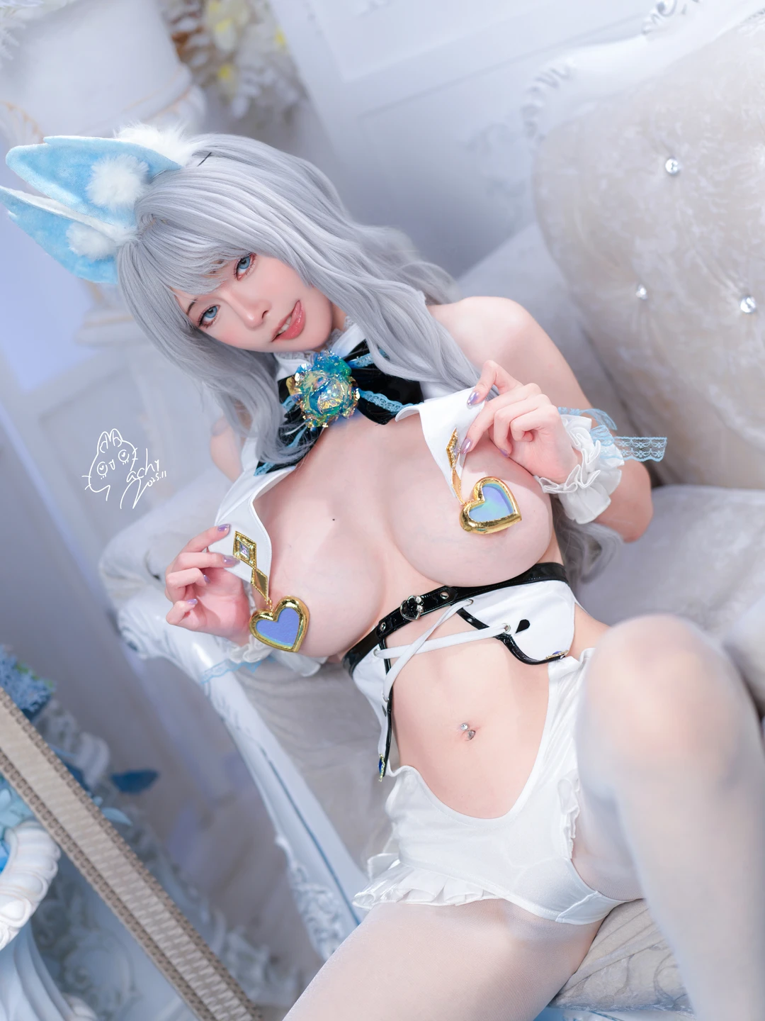 Machi马吉 - No.022 White Rabbit Machi · Complete Edition (91 photos) - Machi馬吉 - Photo 37 of 91
