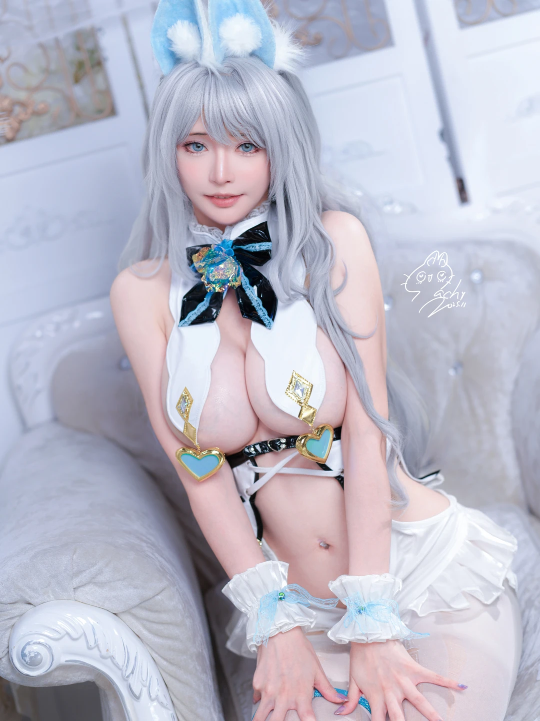 Machi马吉 - No.022 White Rabbit Machi · Complete Edition (91 photos) - Machi馬吉 - Photo 56 of 91