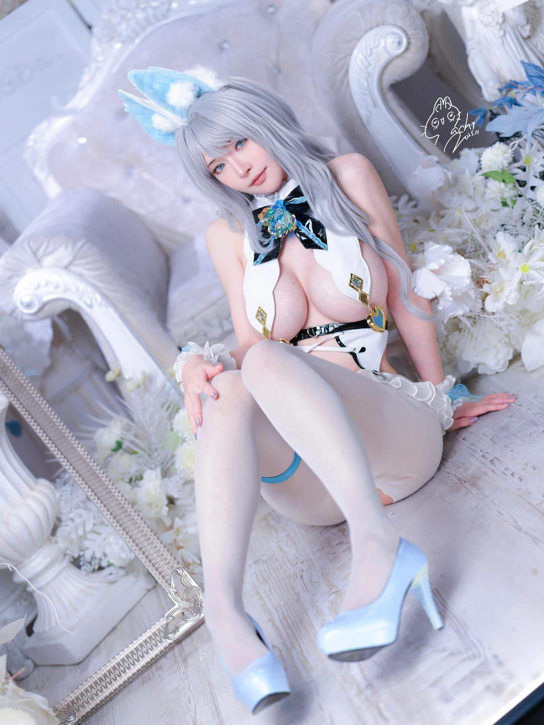 Machi马吉 - No.022 White Rabbit Machi · Complete Edition (91 photos) - Machi馬吉 - Photo 64 of 91