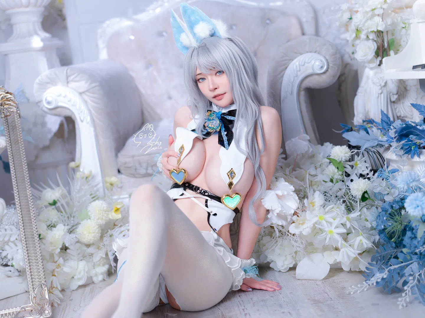 Machi马吉 - No.022 White Rabbit Machi · Complete Edition (91 photos) - Machi馬吉 - Photo 66 of 91