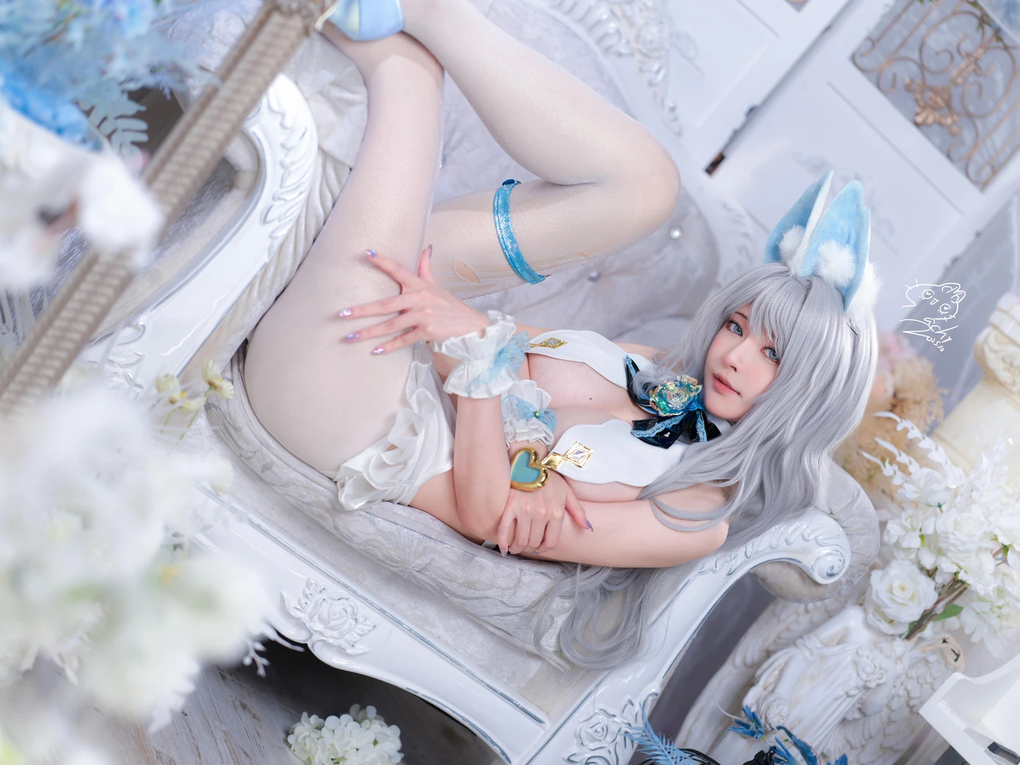 Machi马吉 - No.022 White Rabbit Machi · Complete Edition (91 photos) - Machi馬吉 - Photo 73 of 91