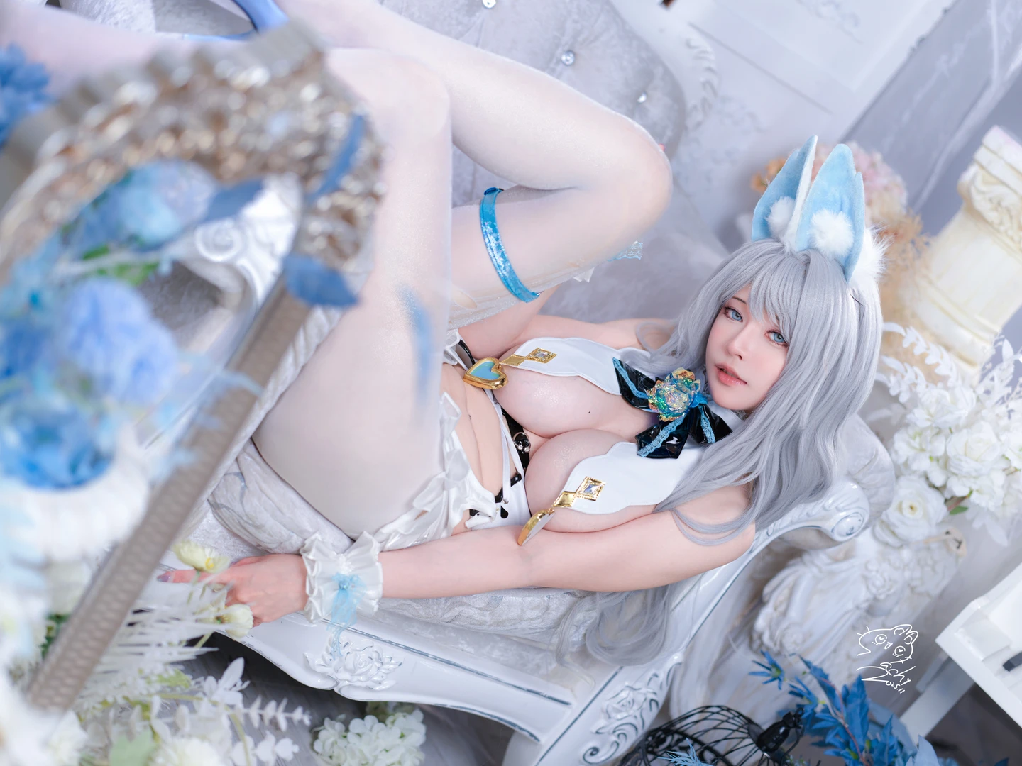Machi马吉 - No.022 White Rabbit Machi · Complete Edition (91 photos) - Machi馬吉 - Photo 74 of 91