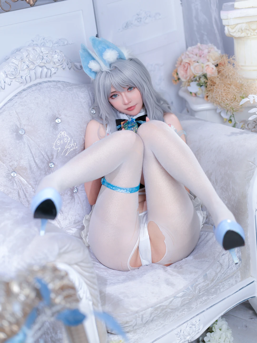 Machi马吉 - No.022 White Rabbit Machi · Complete Edition (91 photos) - Machi馬吉 - Photo 77 of 91