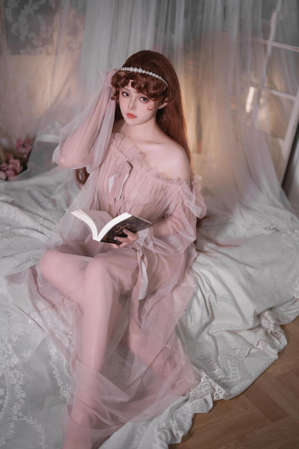 Natsuko 夏夏子 No.093 2026 Birthday Private Room Pink Mist (50 photos) - Natsuko - Photo 7 of 50