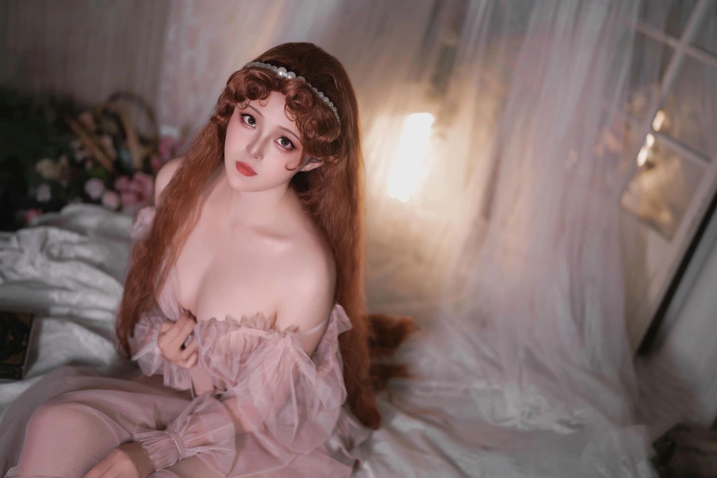 Natsuko 夏夏子 No.093 2026 Birthday Private Room Pink Mist (50 photos) - Natsuko - Photo 11 of 50