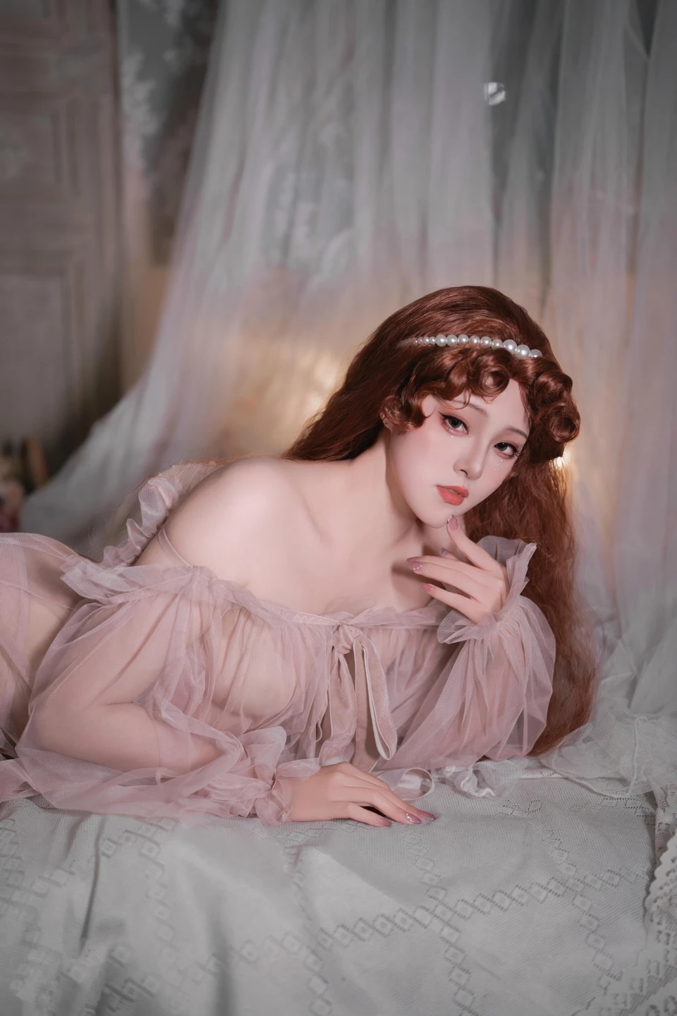 Natsuko 夏夏子 No.093 2026 Birthday Private Room Pink Mist (50 photos) - Natsuko - Photo 13 of 50