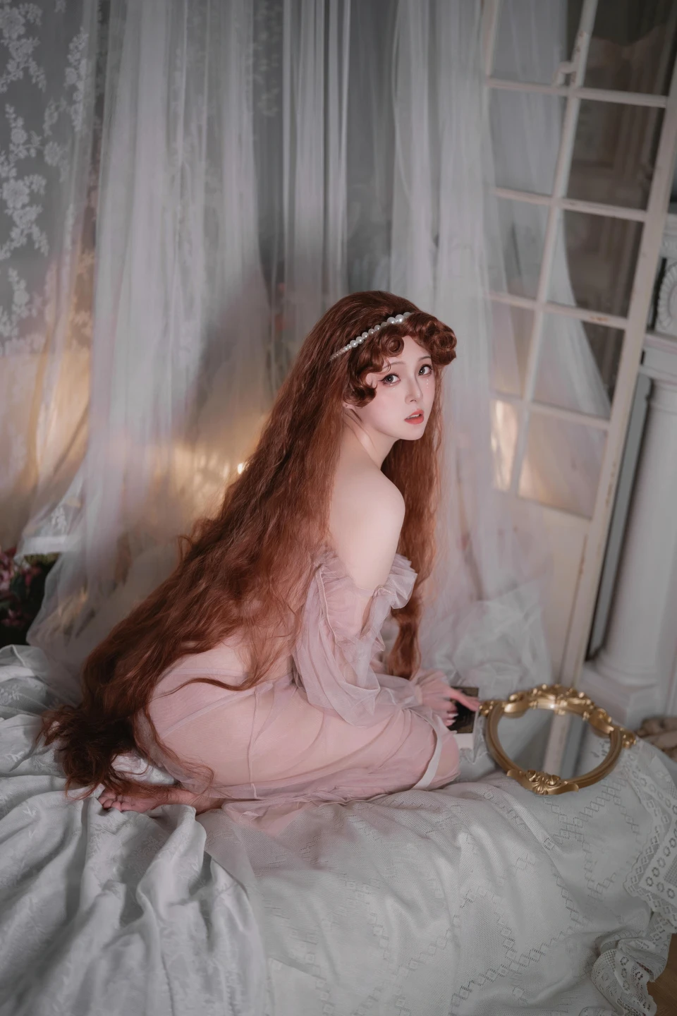 Natsuko 夏夏子 No.093 2026 Birthday Private Room Pink Mist (50 photos) - Natsuko - Photo 22 of 50