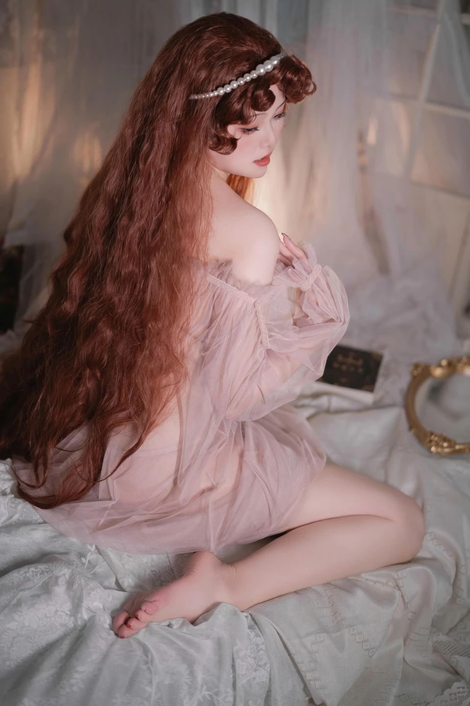 Natsuko 夏夏子 No.093 2026 Birthday Private Room Pink Mist (50 photos) - Natsuko - Photo 27 of 50