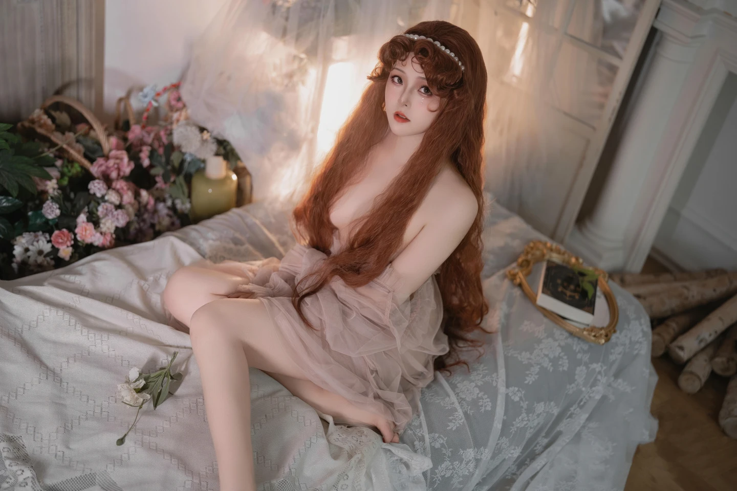 Natsuko 夏夏子 No.093 2026 Birthday Private Room Pink Mist (50 photos) - Natsuko - Photo 32 of 50