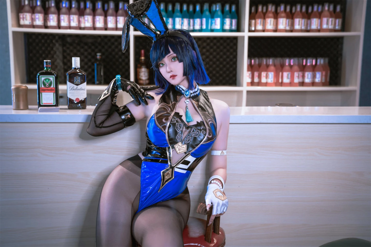 Natsuko_xia-xia-zi - No.096 Night Lotus Bunny Girl [74P, (74 photos) - Natsuko_xia Xia Zi (Natsuko_夏夏子) - Photo 1 of 74