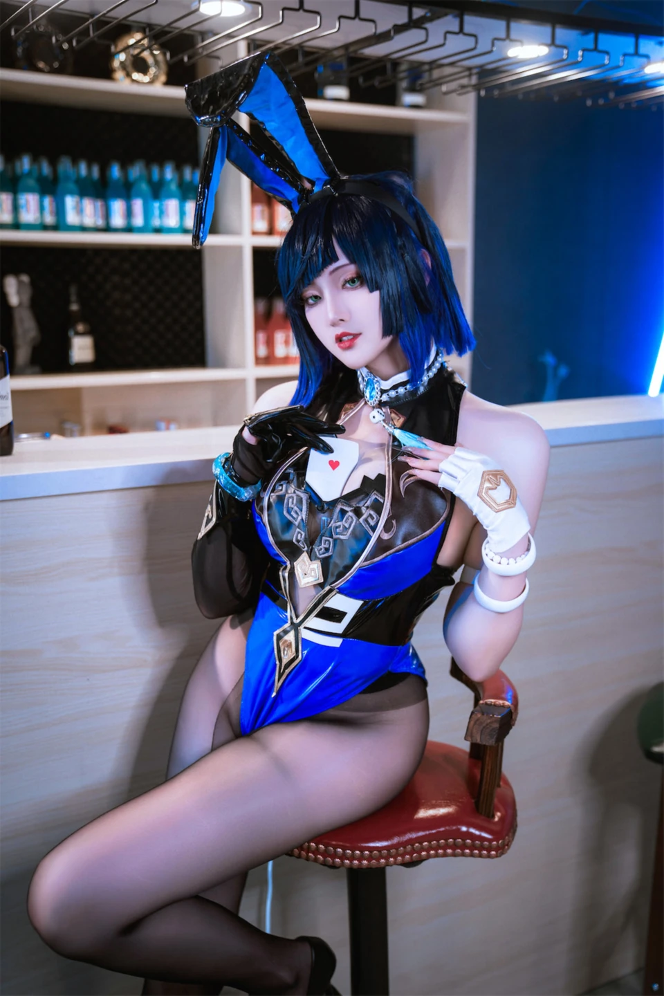 Natsuko_xia-xia-zi - No.096 Night Lotus Bunny Girl [74P, (74 photos) - Natsuko_xia Xia Zi (Natsuko_夏夏子) - Photo 2 of 74
