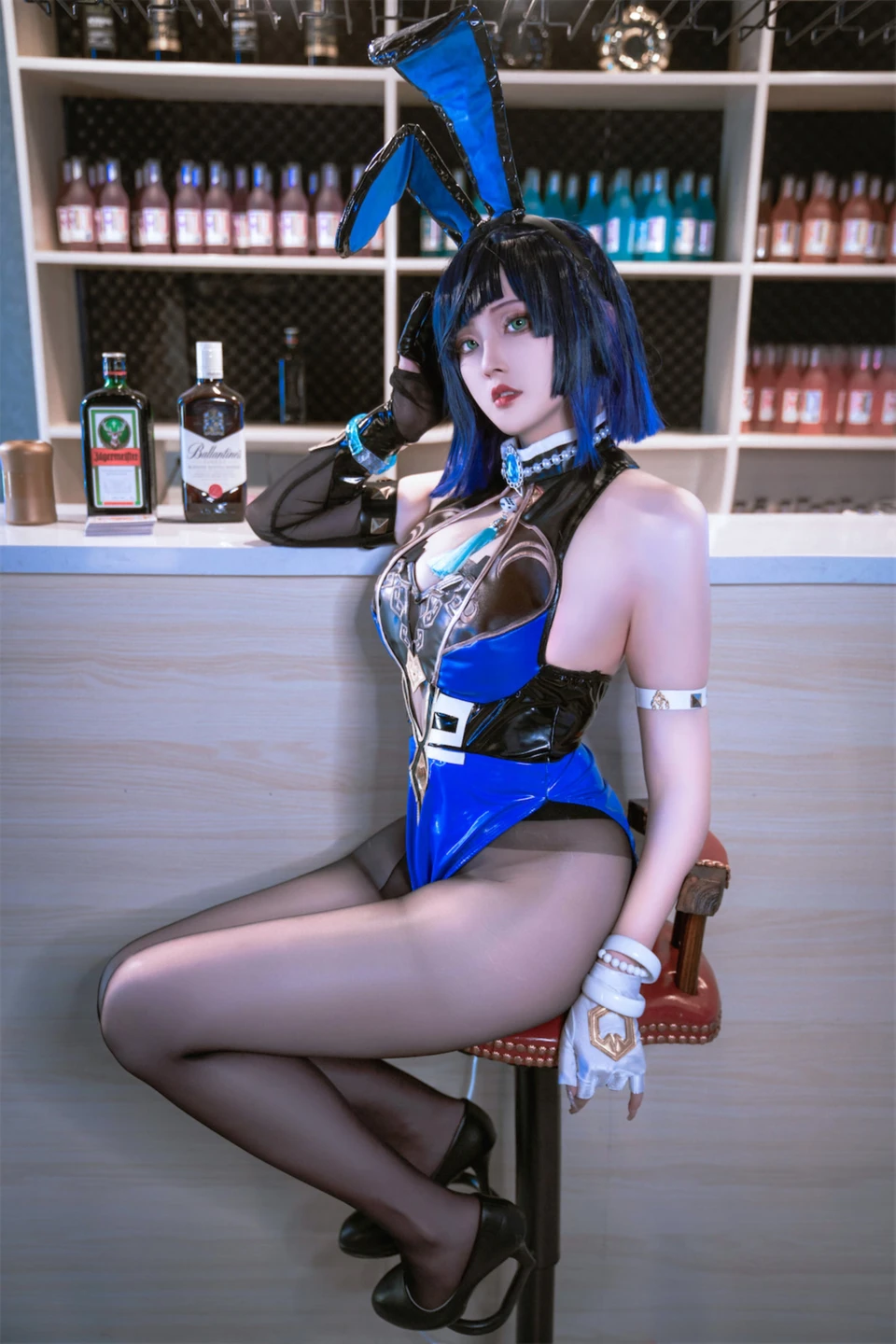 Natsuko_xia-xia-zi - No.096 Night Lotus Bunny Girl [74P, (74 photos) - Natsuko_xia Xia Zi (Natsuko_夏夏子) - Photo 5 of 74