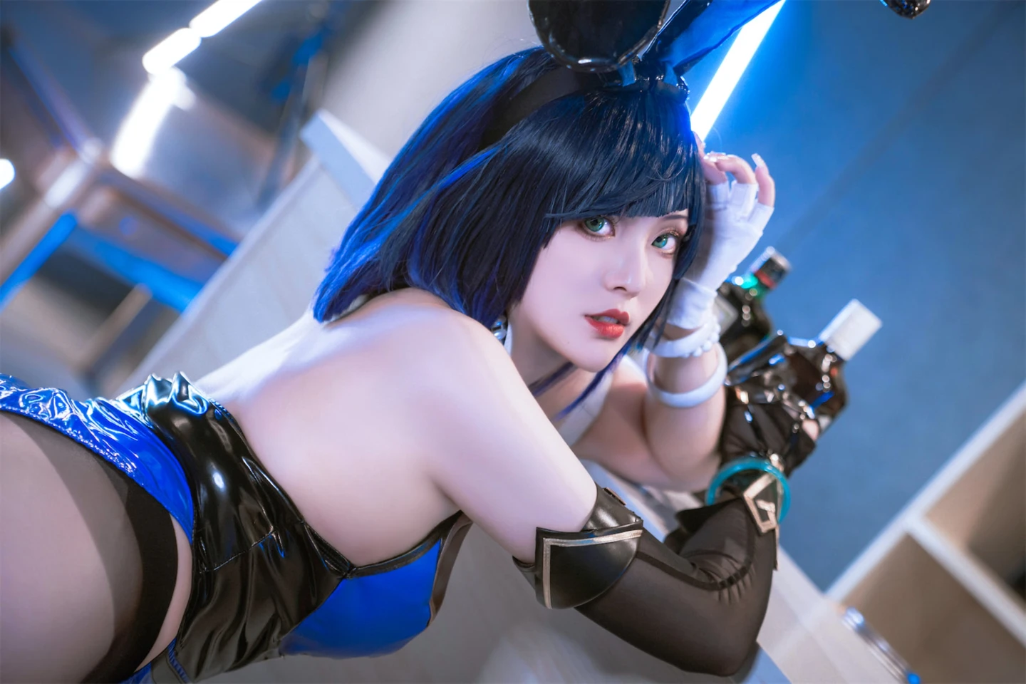 Natsuko_xia-xia-zi - No.096 Night Lotus Bunny Girl [74P, (74 photos) - Natsuko_xia Xia Zi (Natsuko_夏夏子) - Photo 20 of 74