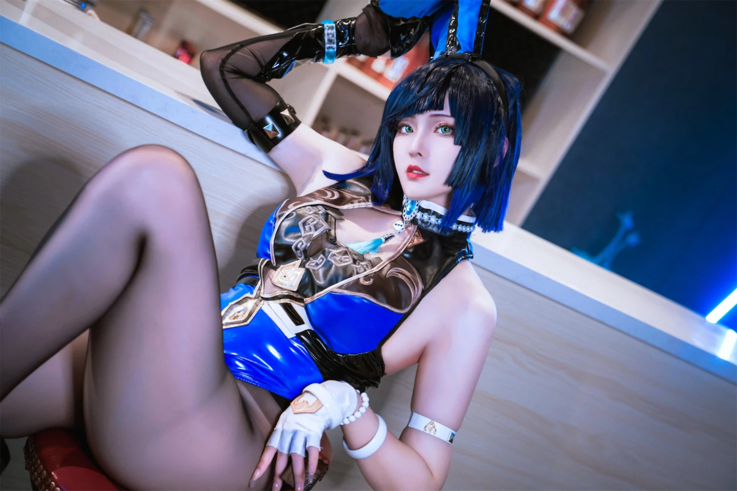 Natsuko_xia-xia-zi - No.096 Night Lotus Bunny Girl [74P, (74 photos) - Natsuko_xia Xia Zi (Natsuko_夏夏子) - Photo 22 of 74