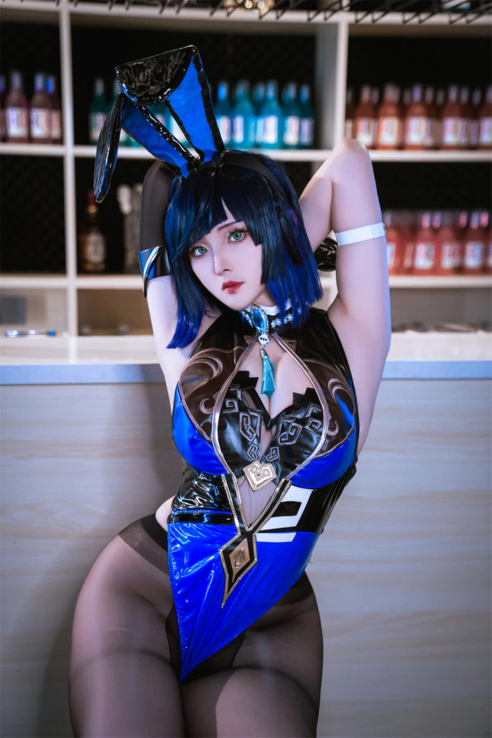Natsuko_xia-xia-zi - No.096 Night Lotus Bunny Girl [74P, (74 photos) - Natsuko_xia Xia Zi (Natsuko_夏夏子) - Photo 26 of 74