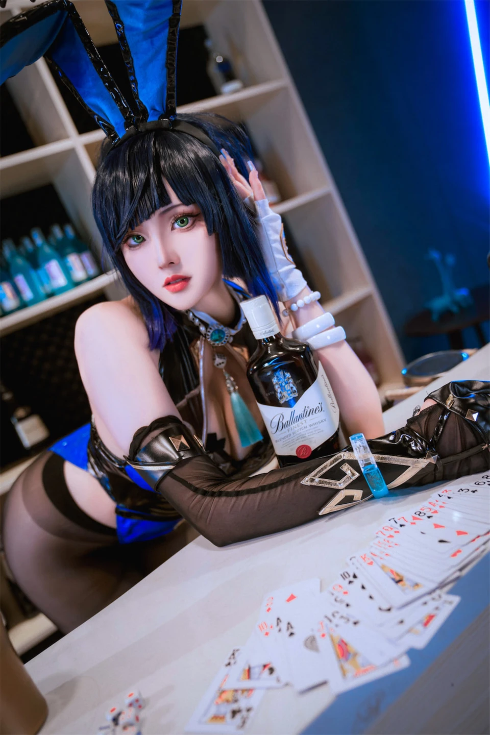 Natsuko_xia-xia-zi - No.096 Night Lotus Bunny Girl [74P, (74 photos) - Natsuko_xia Xia Zi (Natsuko_夏夏子) - Photo 38 of 74