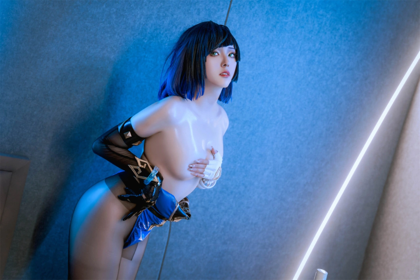 Natsuko_xia-xia-zi - No.096 Night Lotus Bunny Girl [74P, (74 photos) - Natsuko_xia Xia Zi (Natsuko_夏夏子) - Photo 73 of 74