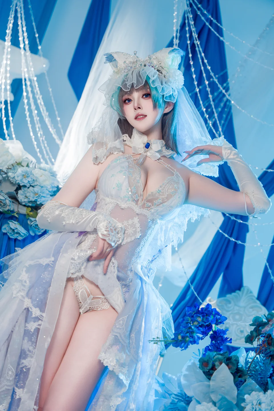 Natsuko 夏夏子 No.091 Azur Lane · Cheshire Wedding (70 photos) - Natsuko_xia Xia Zi (Natsuko_夏夏子) - Photo 11 of 70