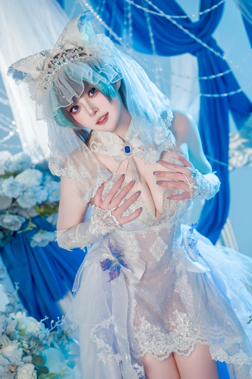 Natsuko 夏夏子 No.091 Azur Lane · Cheshire Wedding (70 photos) - Natsuko_xia Xia Zi (Natsuko_夏夏子) - Photo 12 of 70