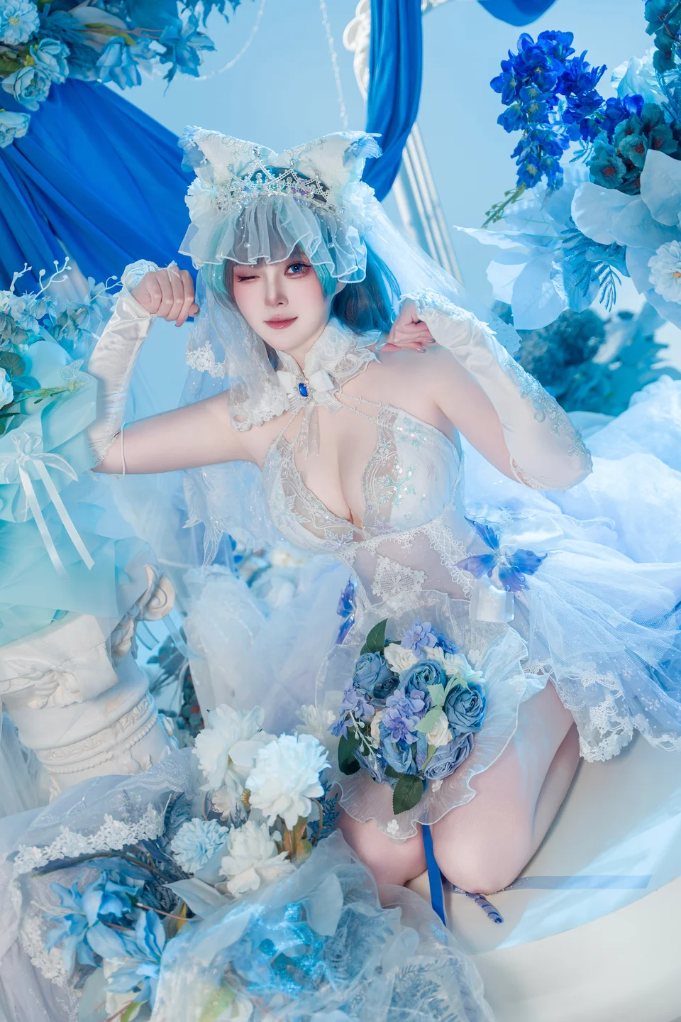 Natsuko 夏夏子 No.091 Azur Lane · Cheshire Wedding (70 photos) - Natsuko_xia Xia Zi (Natsuko_夏夏子) - Photo 14 of 70