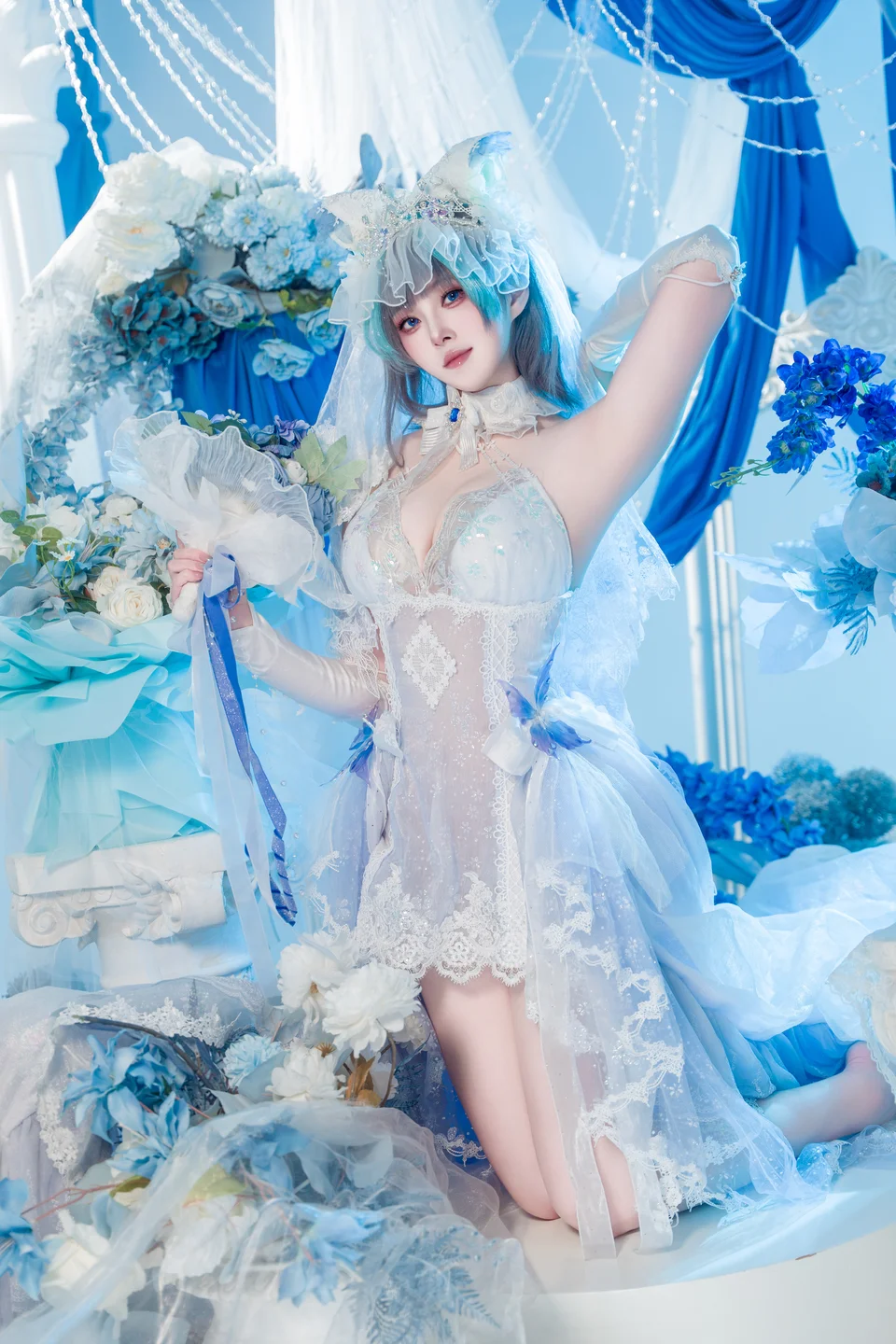 Natsuko 夏夏子 No.091 Azur Lane · Cheshire Wedding (70 photos) - Natsuko_xia Xia Zi (Natsuko_夏夏子) - Photo 17 of 70
